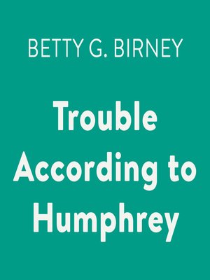 cover image of Trouble According to Humphrey